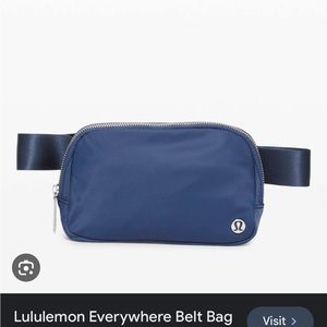 Lululemon everywhere belt bag ink blue